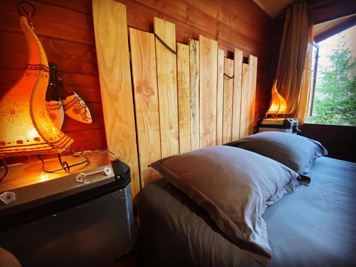 "Le Maloya" Chalets Independants -Chambre Balneo - Relais Motards Лакон Экстерьер фото