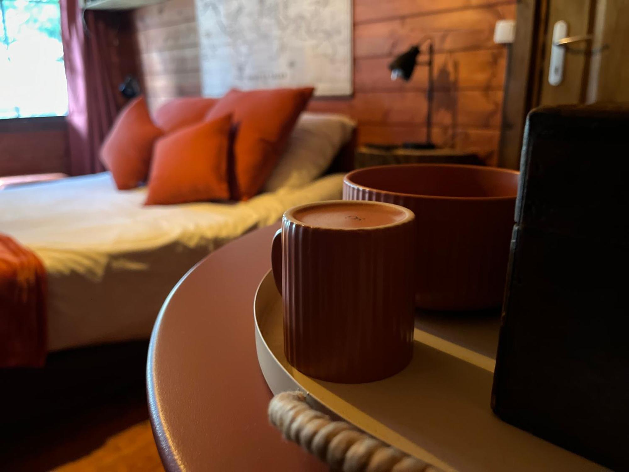 "Le Maloya" Chalets Independants -Chambre Balneo - Relais Motards Лакон Экстерьер фото
